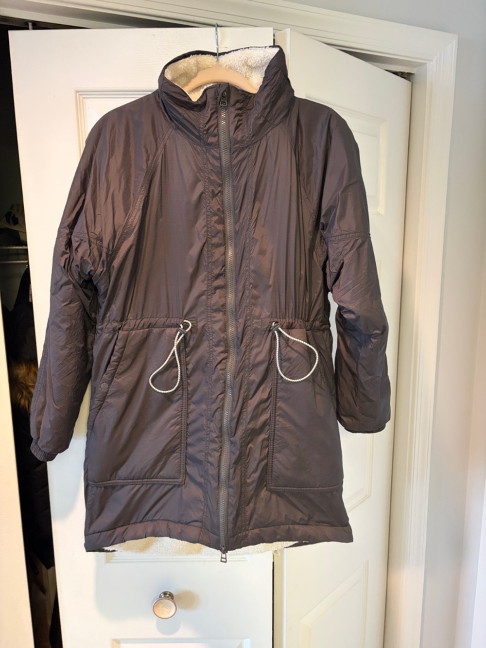 Anthropologie Gray Winter Parka